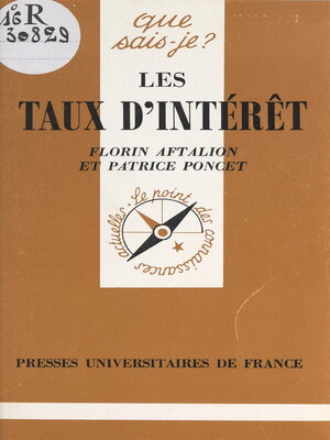 cover image of Les taux d'intérêt